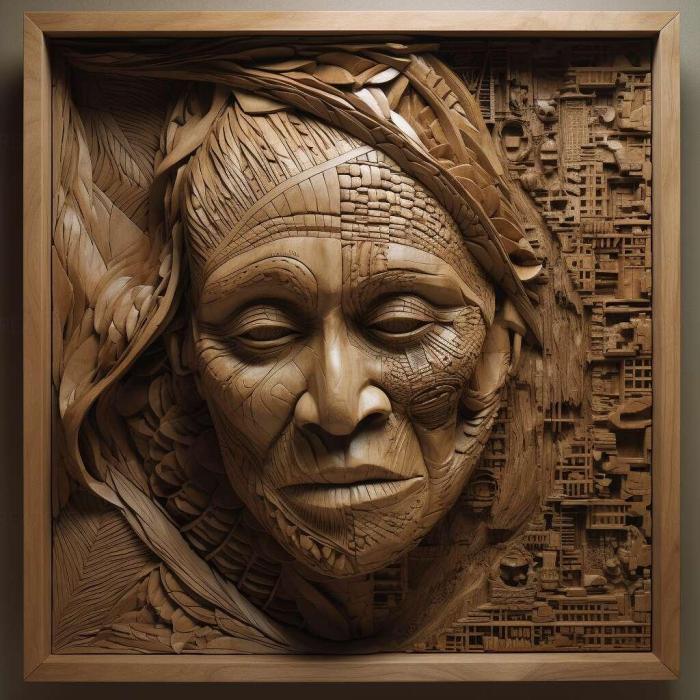 نموذج ثلاثي الأبعاد لآلة CNC 3D Art 